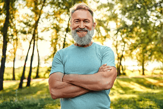image - Right Path Recovery San Diego Man outdoors during alcohol addiction treatment recovery.