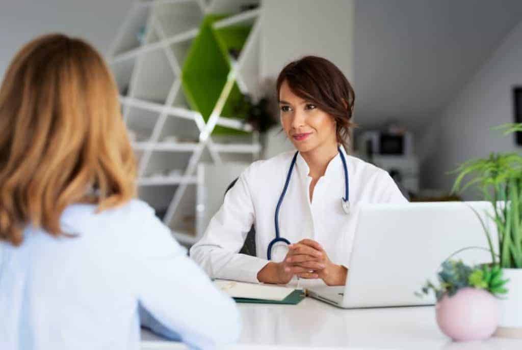 Doctor consulting patient at a Drug Rehab in San Diego